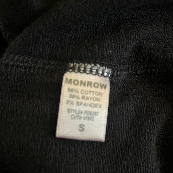 Monrow mommy striped long sleeve midi dress sz S - Picture 7 of 8